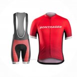 2016 Ropa Ciclismo Trek Bontrager Rojo Negro Mangas Corta y Culotte Corto