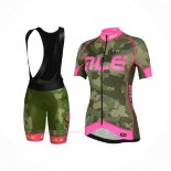 2017 Ropa Ciclismo Mujer ALE Camo Mangas Corta y Culotte Corto