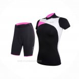 2017 Ropa Ciclismo Mujer RH+ Negro Mangas Corta y Culotte Corto