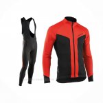 2017 Ropa Ciclismo Nalini Northwave Ml Rojo Negro Mangas Largas Y Culotte Lunga