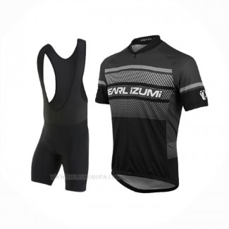 2017 Ropa Ciclismo Pearl Izumi Gris Negro Mangas Corta y Culotte Corto