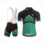 2017 Ropa Ciclismo Pearl Izumi Negro Verde Mangas Corta y Culotte Corto