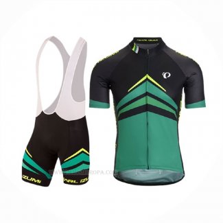 2017 Ropa Ciclismo Pearl Izumi Negro Verde Mangas Corta y Culotte Corto