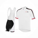 2017 Ropa Ciclismo RH+ Blanco Mangas Corta y Culotte Corto
