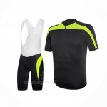 2017 Ropa Ciclismo RH+ Negro Verde Mangas Corta y Culotte Corto
