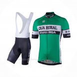 2018 Ropa Ciclismo Caja Rural Verde Mangas Corta y Culotte Corto