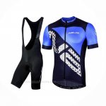 2019 Ropa Ciclismo Nalini Volata 2.0 Negro Azul Mangas Corta Y Culotte Corto