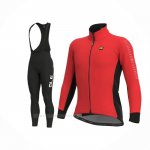 2020 Ropa Ciclismo ALE Rojo Mangas Largas y Culotte Lunga