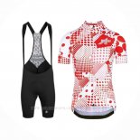 2020 Ropa Ciclismo Assos Erlkoenig Rojo Blanco Mangas Corta y Culotte Corto