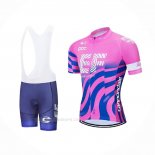 2020 Ropa Ciclismo EF Education First-drapac Rosa Azul Mangas Corta y Culotte Corto