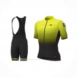 2021 Ropa Ciclismo ALE Amarillo Mangas Corta y Culotte Corto(6)