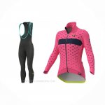 2021 Ropa Ciclismo Mujer ALE Rosa Mangas Largas y Culotte Lunga