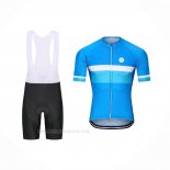 2021 Ropa Ciclismo Steep Azul Mangas Corta y Culotte Corto(2)