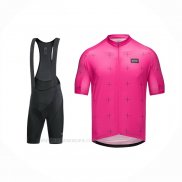 2022 Ropa Ciclismo Gore Fucsia Mangas Corta y Culotte Corto