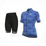 2022 Ropa Ciclismo Mujer ALE Luz Violeta Mangas Corta y Culotte Corto