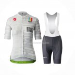 2023 Ropa Ciclismo Castelli Maratona Dles Dolomites-Enel Negro Mangas Cortas y Culotte Corto