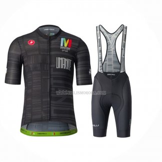 2023 Ropa Ciclismo Castelli Maratona Dles Dolomites-Enel Negro Mangas Cortas y Culotte Corto