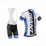 2013 Ropa Ciclismo Giant Blanco Azur Mangas Corta y Culotte Corto