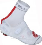 2014 Castelli Cubrezapatillas Ciclismo Blanco Rojo