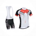 2014 Ropa Ciclismo Nalini Rojo Blanco Mangas Corta Y Culotte Corto