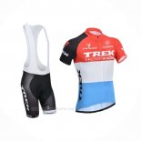 2014 Ropa Ciclismo Trek Factory Racing Naranja Blanco Mangas Corta y Culotte Corto
