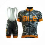 2016 Ropa Ciclismo ALE Naranja Gris Mangas Corta y Culotte Corto
