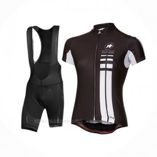 2016 Ropa Ciclismo Mujer Assos Negro Mangas Corta y Culotte Corto