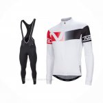 2016 Ropa Ciclismo Nalini Rojo Blanco Mangas Largas Y Culotte Lunga