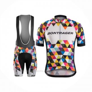 2016 Ropa Ciclismo Trek Bontrager Negro Blanco Mangas Corta y Culotte Corto