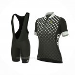 2017 Ropa Ciclismo Mujer ALE Negro Blanco Mangas Corta y Culotte Corto