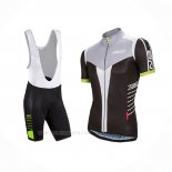 2017 Ropa Ciclismo Mujer Nalini Negro Blanco Mangas Corta y Culotte Corto