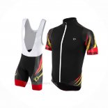 2017 Ropa Ciclismo Pearl Izumi Negro Rojo Mangas Corta y Culotte Corto