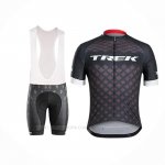 2017 Ropa Ciclismo Trek Bontrager Gris Mangas Corta y Culotte Corto