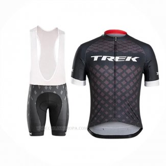 2017 Ropa Ciclismo Trek Bontrager Gris Mangas Corta y Culotte Corto