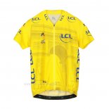 2019 Ropa Ciclismo Tour De France Amarillo Mangas Corta y Culotte Corto(3)