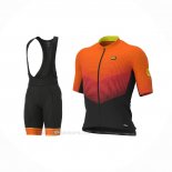 2021 Ropa Ciclismo ALE Naranja Mangas Corta y Culotte Corto