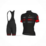 2021 Ropa Ciclismo ALE Rojo Gris Mangas Corta y Culotte Corto