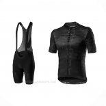2021 Ropa Ciclismo Castelli Brillante Negro Mangas Corta y Culotte Corto