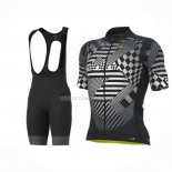 2022 Ropa Ciclismo ALE Blanco Negro Mangas Cortas y Culotte ioui019