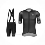 2022 Ropa Ciclismo Scott Negro Mangas Corta Y Culotte Corto(1)