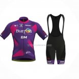2023 Ropa Ciclismo Burgos BH Fucsia Mangas Cortas y Culotte Corto