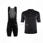 2023 Ropa Ciclismo Craft Apagado Negro Mangas Cortas y Culotte Corto