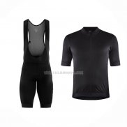 2023 Ropa Ciclismo Craft Apagado Negro Mangas Cortas y Culotte Corto