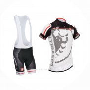 2014 Ropa Ciclismo Castelli Negro Gris Mangas Corta y Culotte Corto