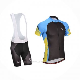 2014 Ropa Ciclismo Pearl Izumi Negro Azul Mangas Corta y Culotte Corto