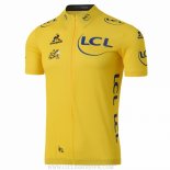 2016 Ropa Ciclismo Tour De France Amarillo Mangas Corta y Culotte Corto
