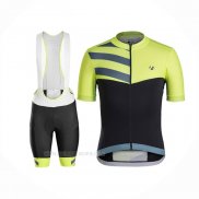 2016 Ropa Ciclismo Trek Bontrager Verde Negro Mangas Corta y Culotte Corto