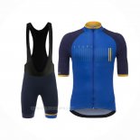 2017 Ropa Ciclismo Asturias Vuelta Espana Azul Mangas Corta y Culotte Corto