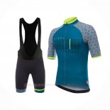 2017 Ropa Ciclismo Granada Vuelta Espana Azul Mangas Corta y Culotte Corto