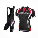 2017 Ropa Ciclismo Nalini Predazzo Negro Rojo Mangas Corta Y Culotte Corto